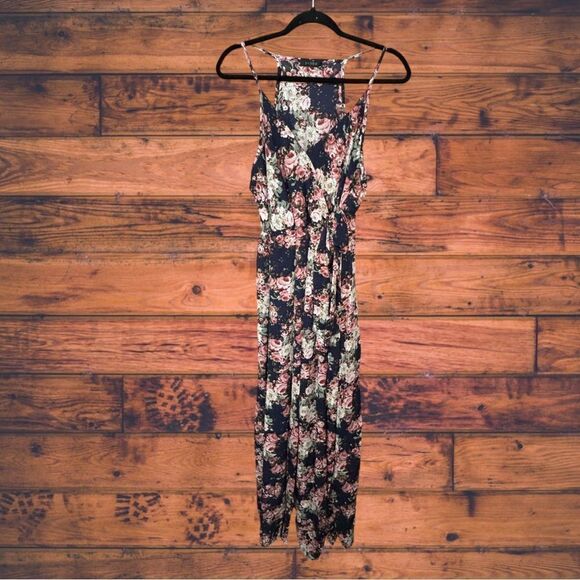 5 for $25🔥Scobe Floral Halter Maxi Dress Large - Picture 1 of 6